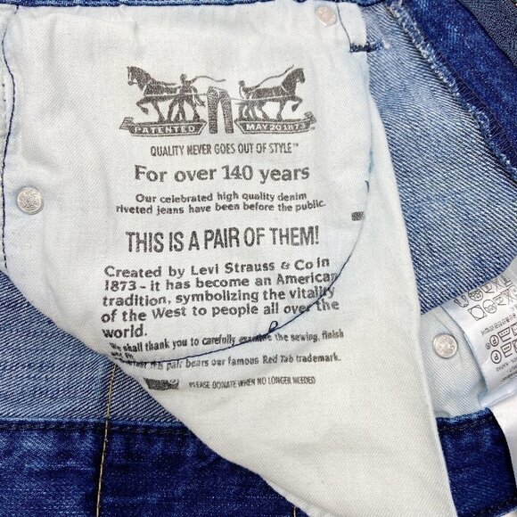 LEVI'S | Distressed Denim Cut-Off Shorts - Picture 8 of 8